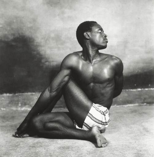 J. Peter Dodoo Jr., Yoga Student of “Mr. Strong,” Ever Young Studio. Accra
