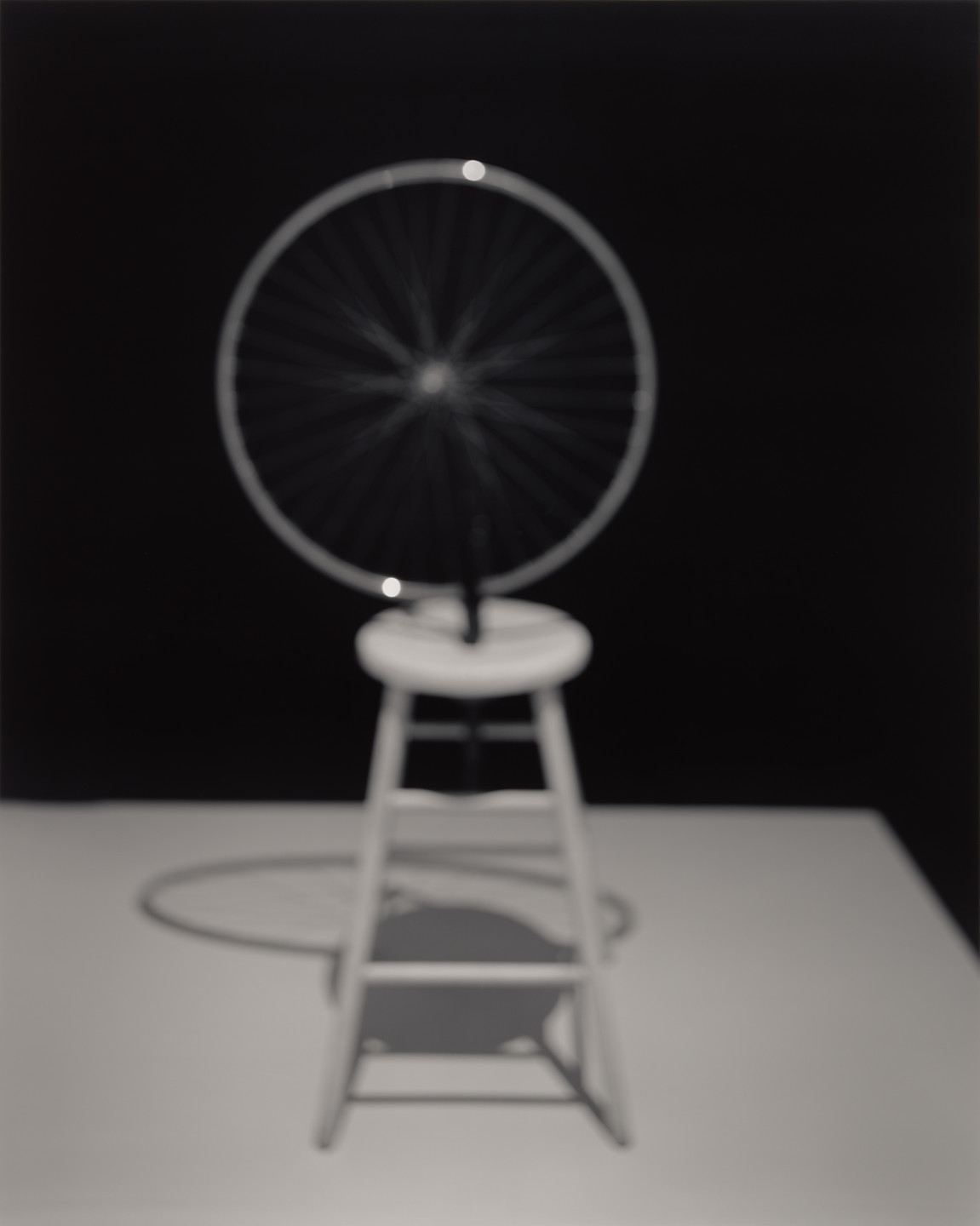 Hiroshi Sugimoto. Past presence 025, Bicycle Wheel, Marcel Duchamp. 2014