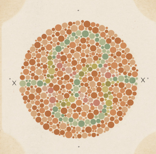 From Ishihara's Tests for Colour-Blindness (Tokyo: Isshinkai, 1966)