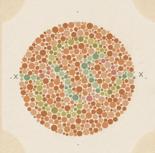 From Ishihara's Tests for Colour-Blindness (Tokyo: Isshinkai, 1966)