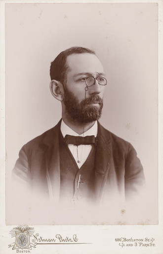 Notman Photo Company, Boston. Portrait of a man (with glasses and beard)