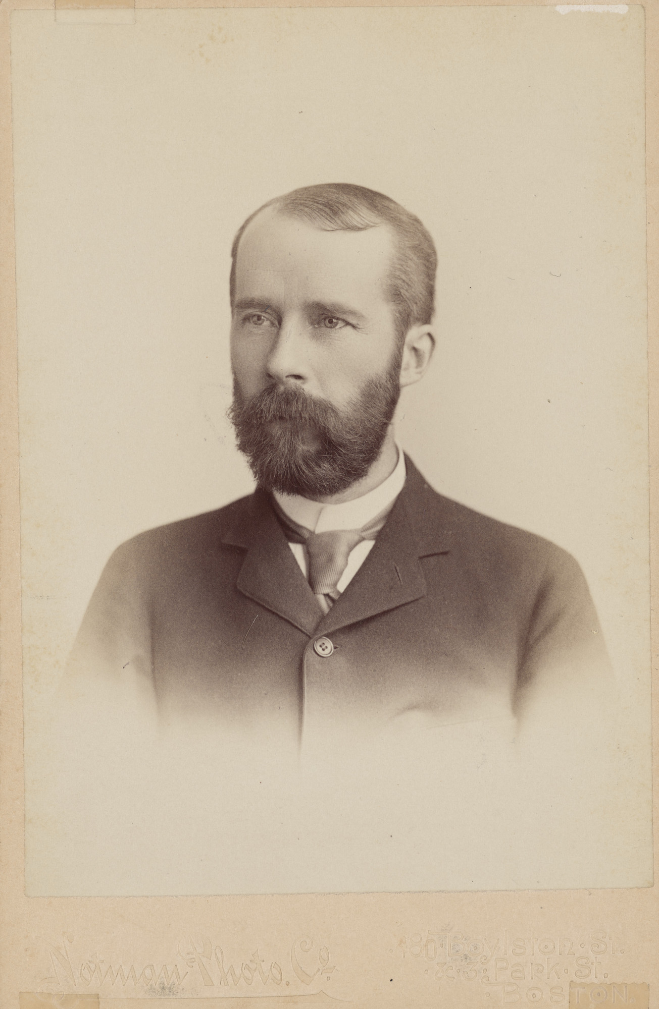 Notman Photo Company, Boston. Portrait of a man (with beard)