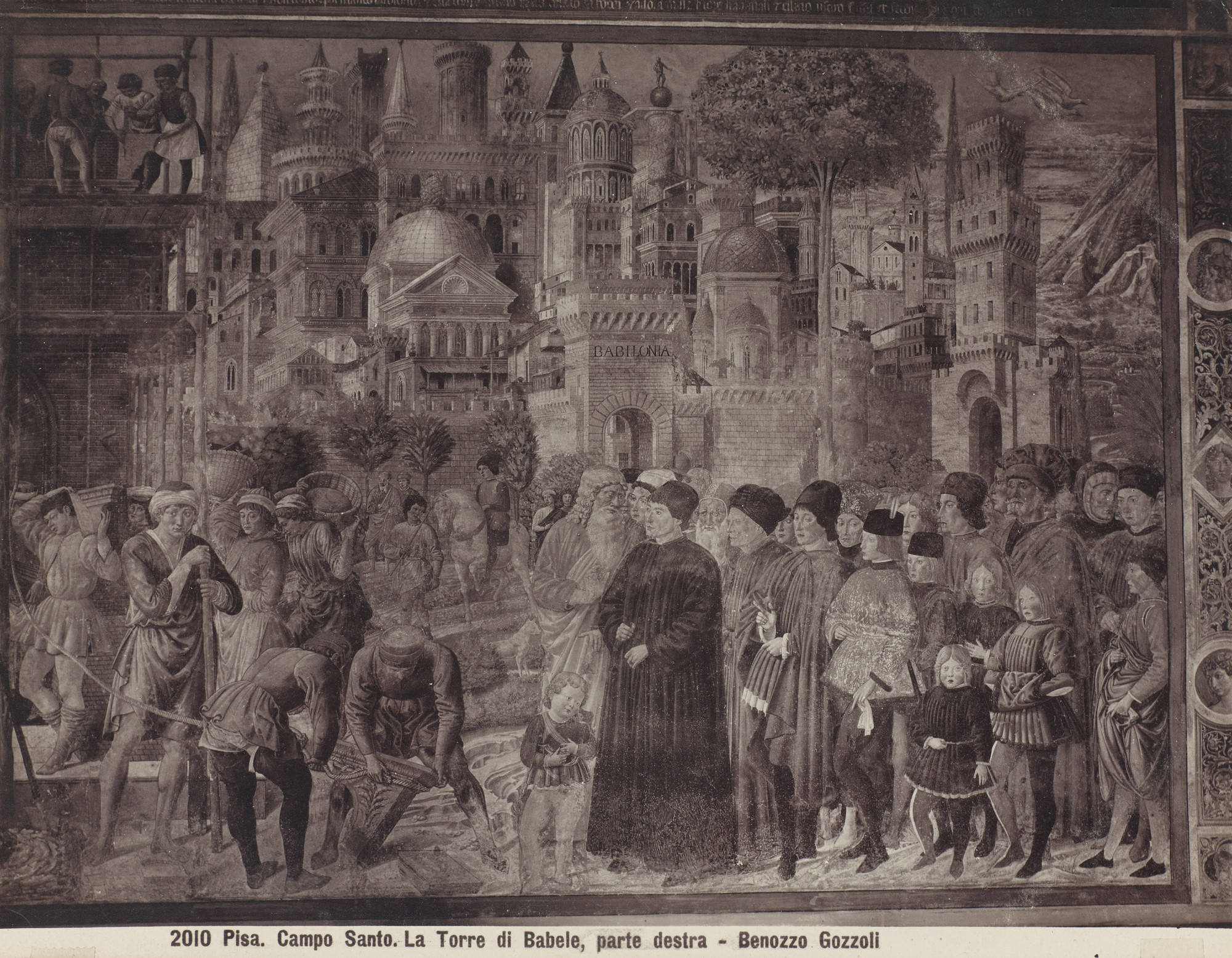 Benozzo Gozzoli, Unidentified photographer. The Tower of