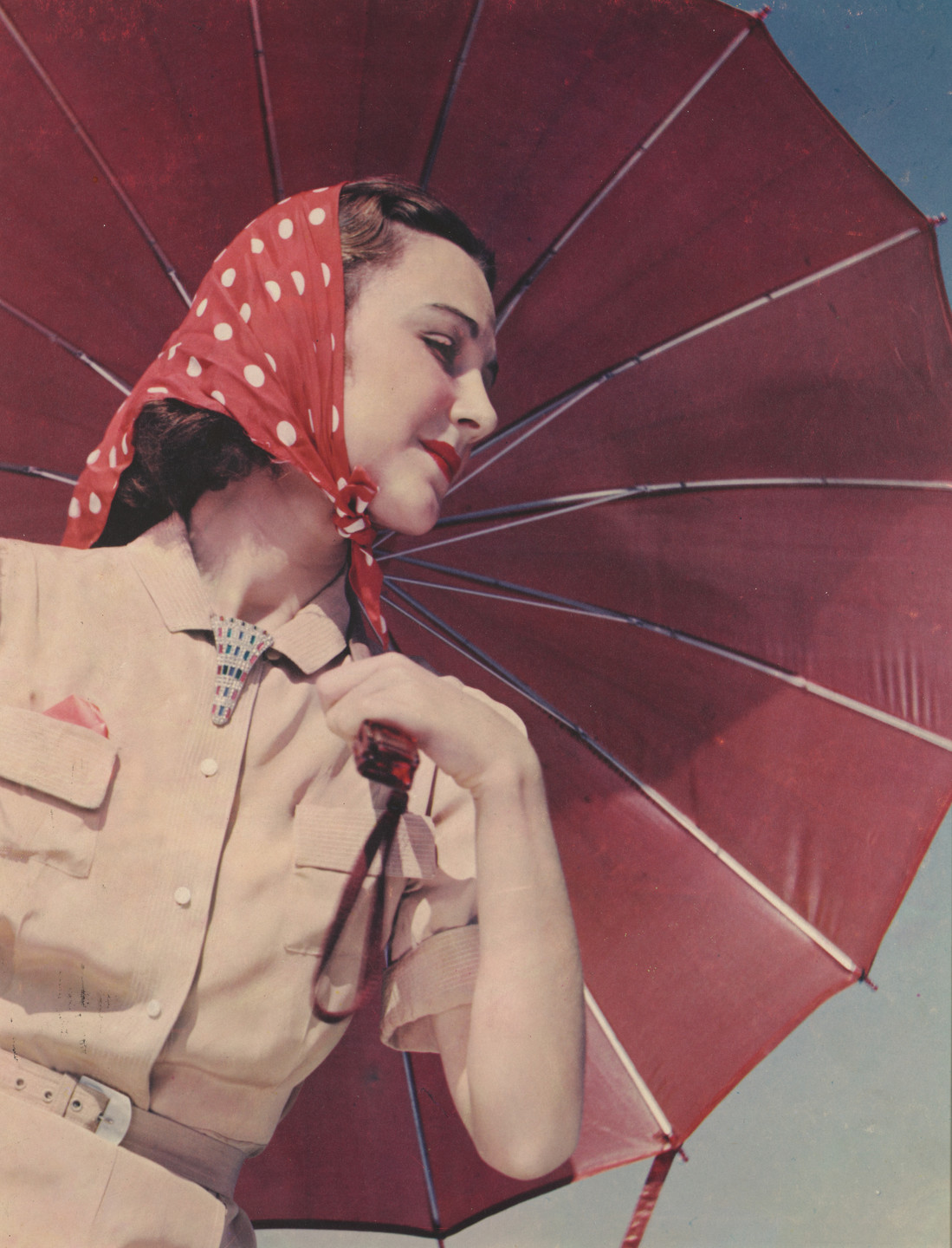 William Rittase. Model with Umbrella. c. 1935