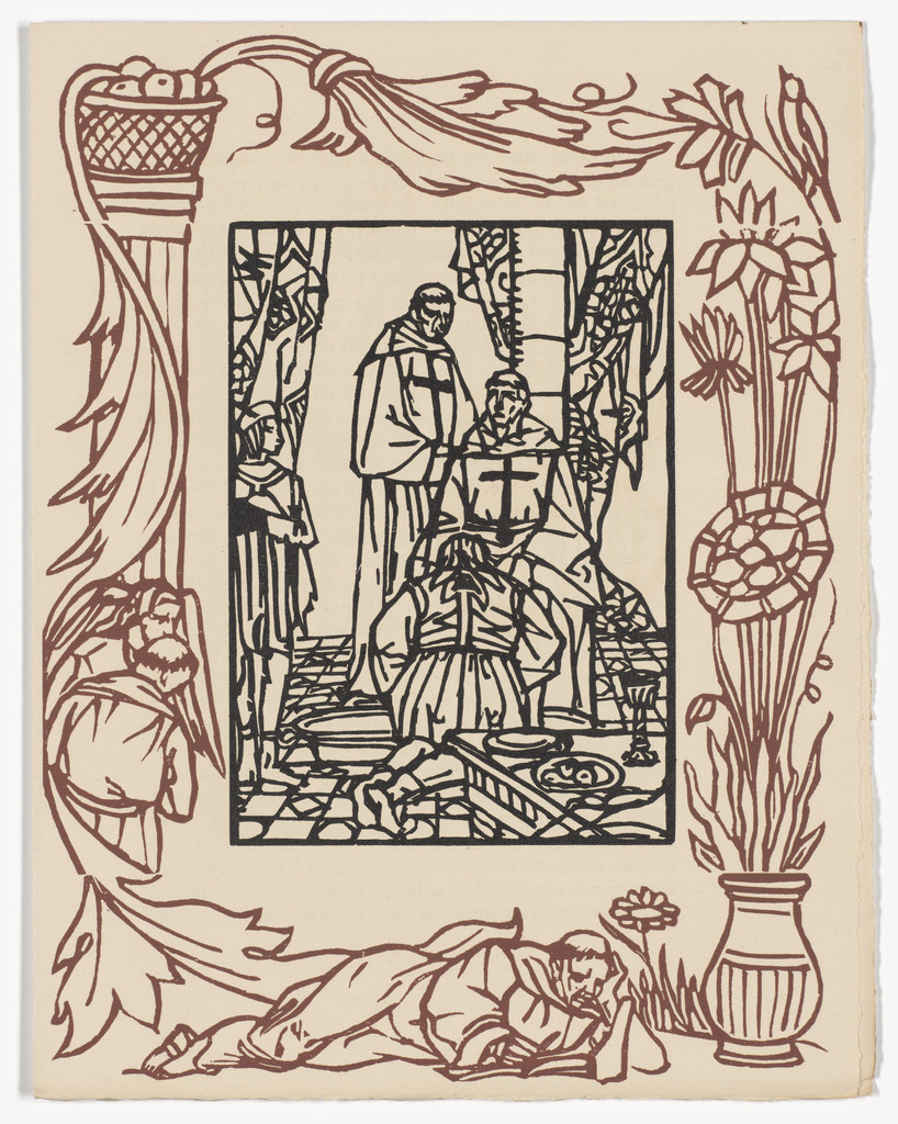 Plate (page 209) from Les Petites Fleurs de St. François (The Little Flowers of St. Francis)