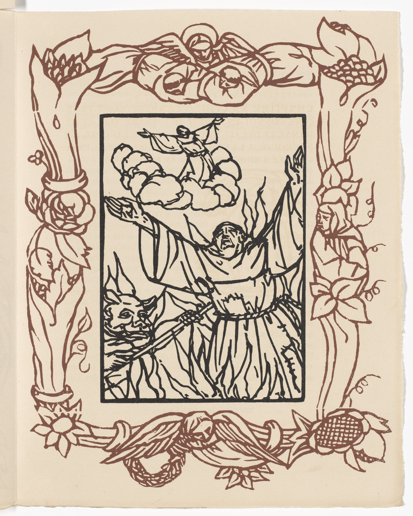 Plate (page 211) from Les Petites Fleurs de St. François (The Little Flowers of St. Francis)