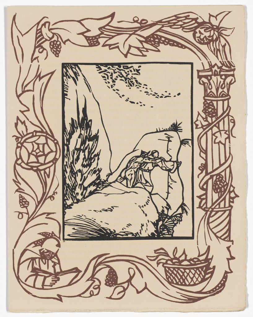 Plate (page 329) from Les Petites Fleurs de St. François (The Little Flowers of St. Francis)