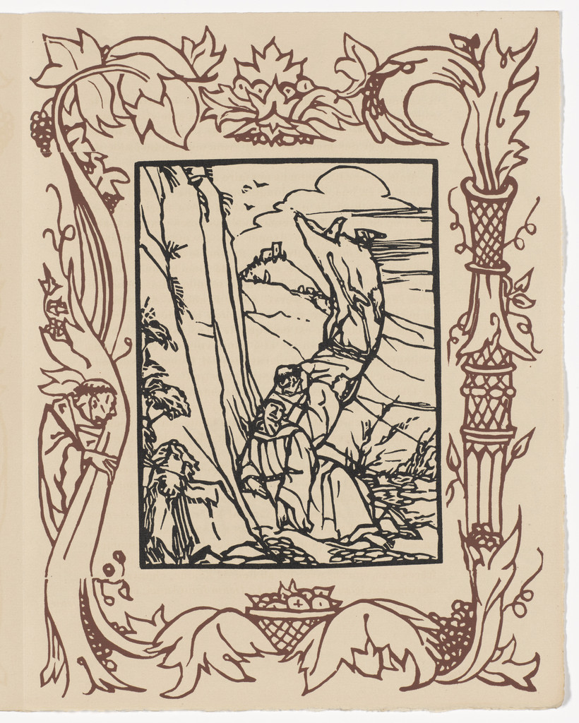 Plate (page 333) from Les Petites Fleurs de St. François (The Little Flowers of St. Francis)