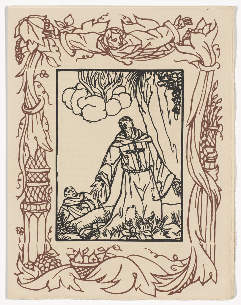 Plate (page 337) from Les Petites Fleurs de St. François (The Little Flowers of St. Francis)