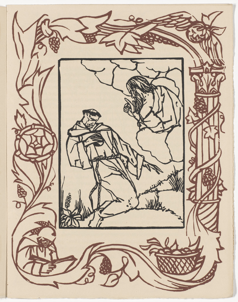 Plate (page 339) from Les Petites Fleurs de St. François (The Little Flowers of St. Francis)