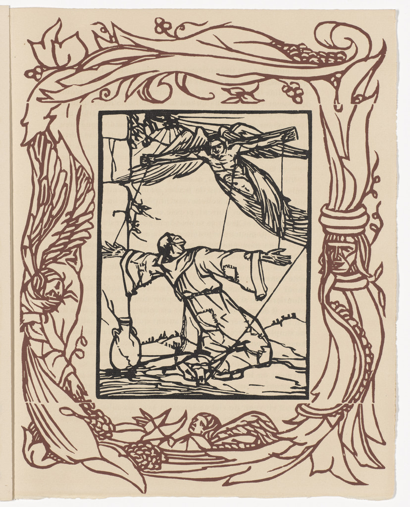 Plate (page 343) from Les Petites Fleurs de St. François (The Little Flowers of St. Francis)