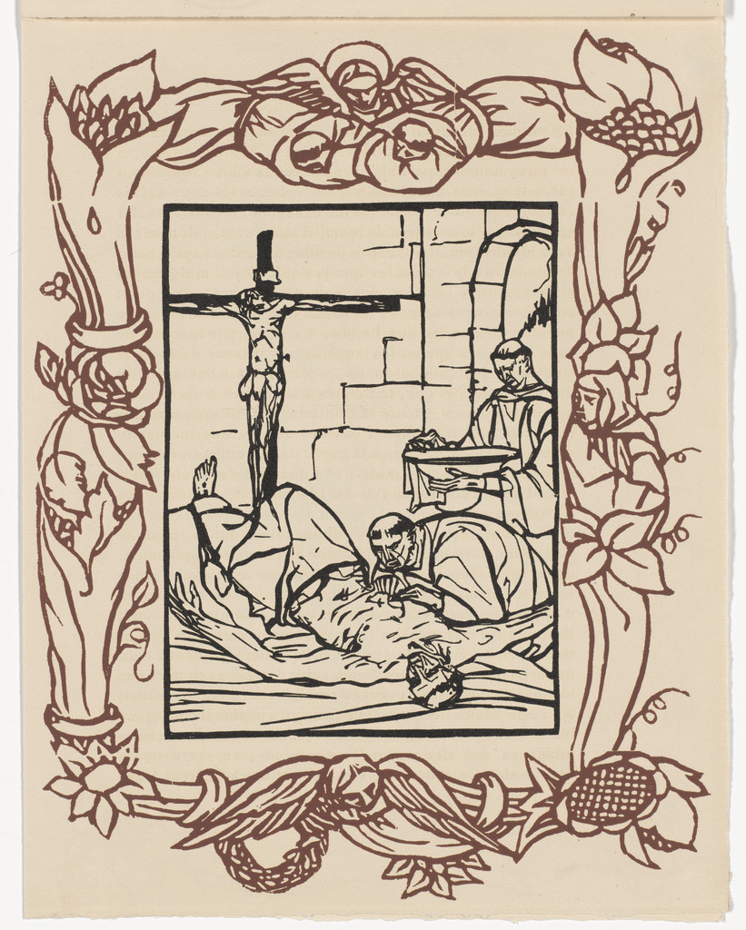 Plate (page 347) from Les Petites Fleurs de St. François (The Little Flowers of St. Francis)