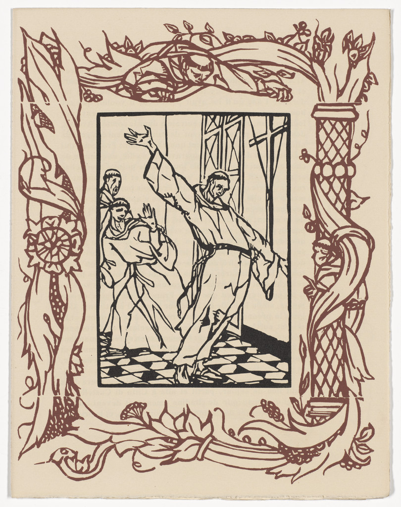 Plate (page 361) from Les Petites Fleurs de St. François (The Little Flowers of St. Francis)