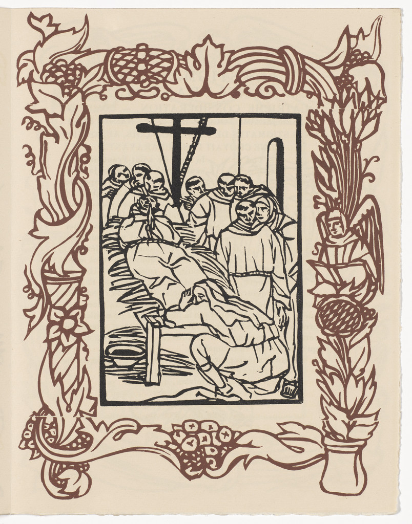 Plate (page 381) from Les Petites Fleurs de St. François (The Little Flowers of St. Francis)