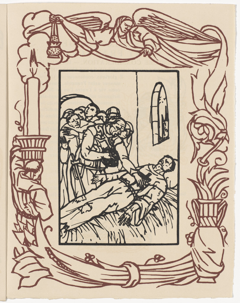 Plate (page 383) from Les Petites Fleurs de St. François (The Little Flowers of St. Francis)