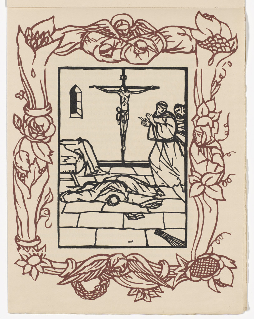 Plate (page 387) from Les Petites Fleurs de St. François (The Little Flowers of St. Francis)