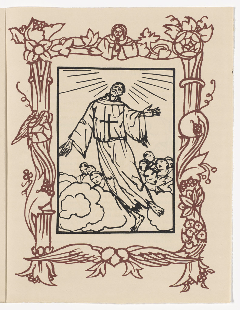 Plate (page 391) from Les Petites Fleurs de St. François (The Little Flowers of St. Francis)