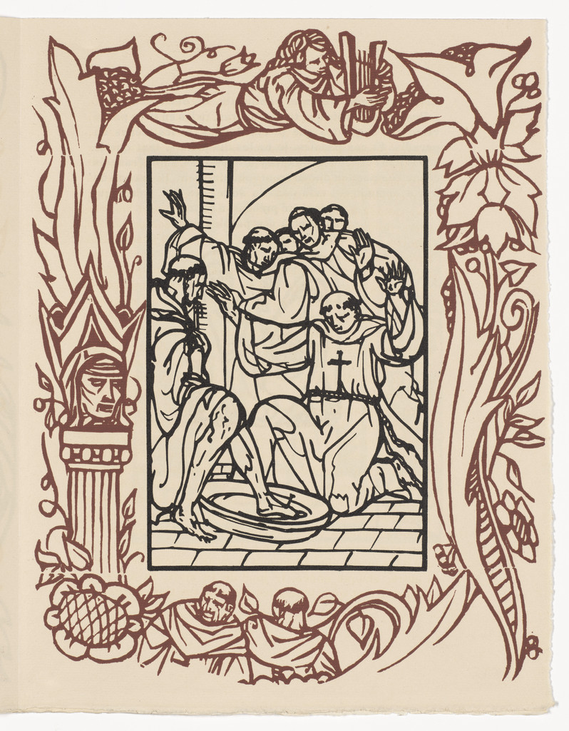Plate (page 397) from Les Petites Fleurs de St. François (The Little Flowers of St. Francis)