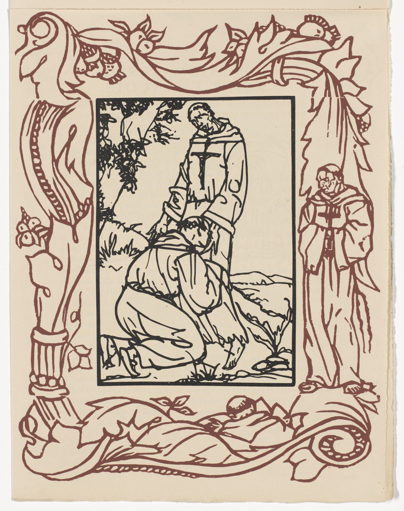 Plate (page 403) from Les Petites Fleurs de St. François (The Little Flowers of St. Francis)