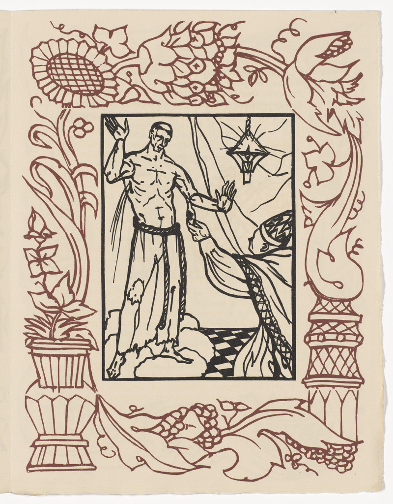 Plate (page 413) from Les Petites Fleurs de St. François (The Little Flowers of St. Francis)