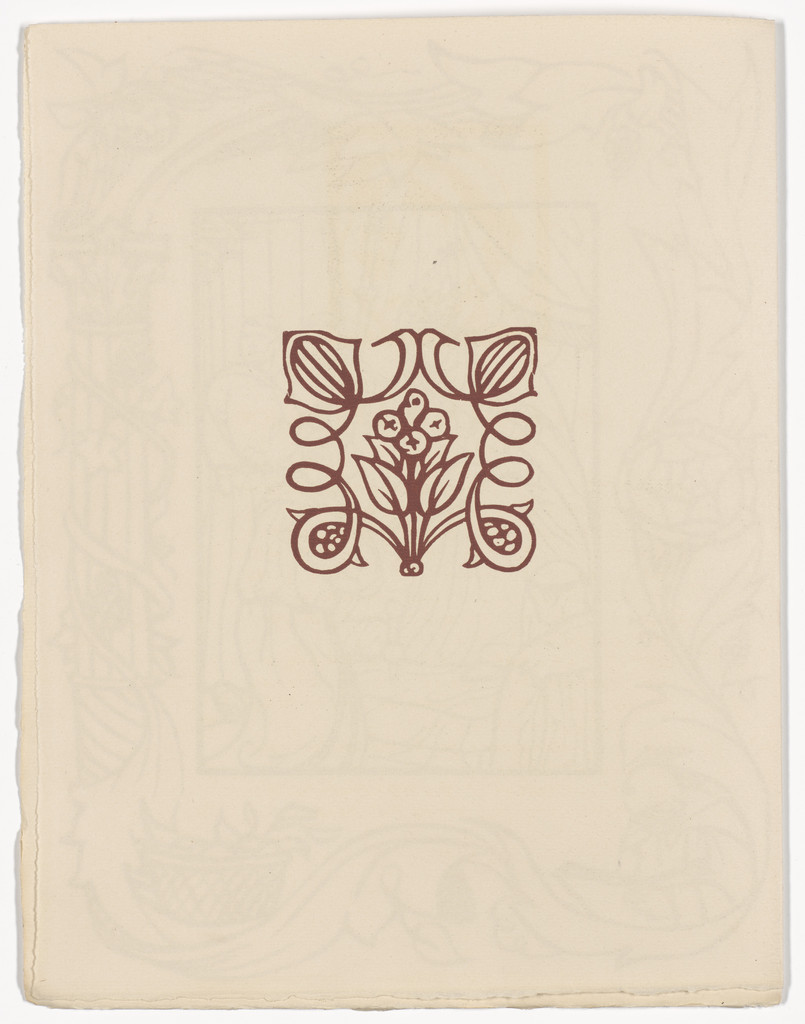 Pictorial ornament (page 416) from Les Petites Fleurs de St. François (The Little Flowers of St. Francis)