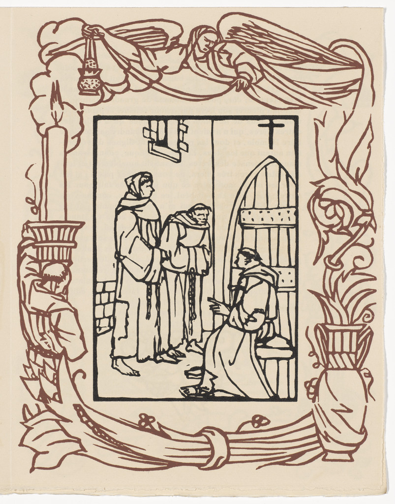 Plate (page 253) from Les Petites Fleurs de St. François (The Little Flowers of St. Francis)
