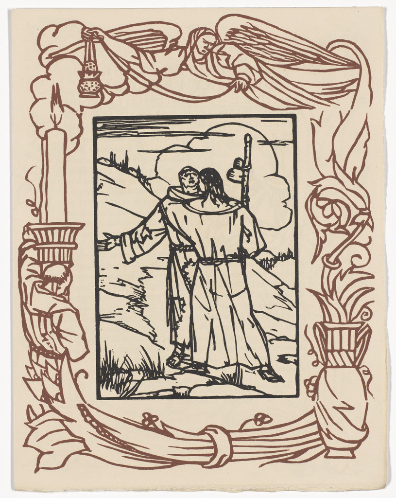 Plate (page 281) from Les Petites Fleurs de St. François (The Little Flowers of St. Francis)