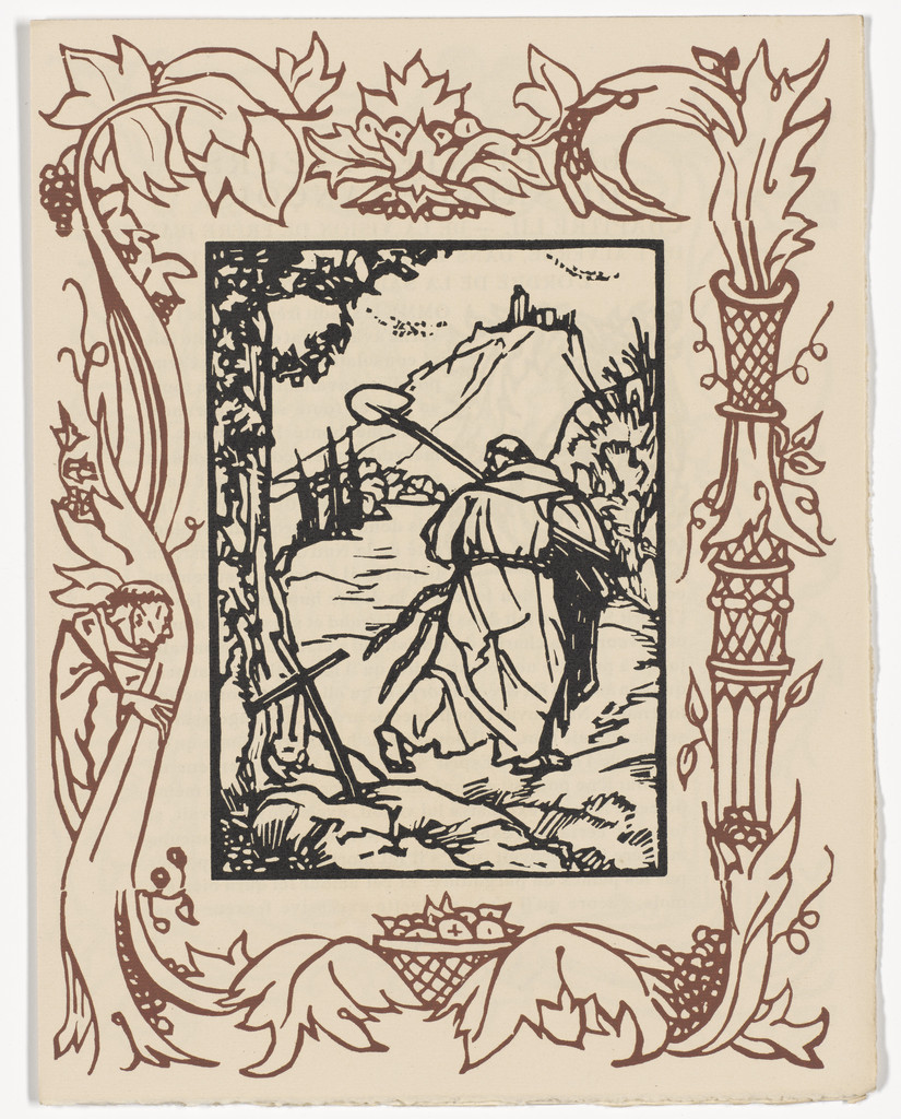 Plate (page 289) from Les Petites Fleurs de St. François (The Little Flowers of St. Francis)