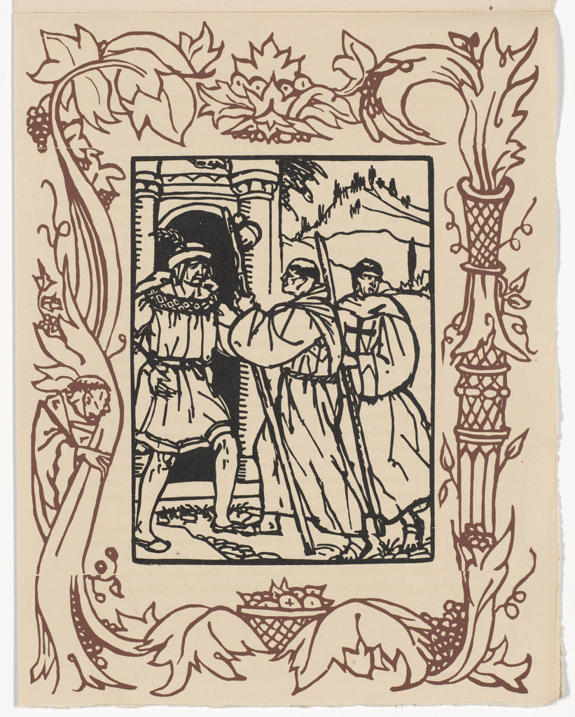 Plate (page 307) from Les Petites Fleurs de St. François (The Little Flowers of St. Francis)