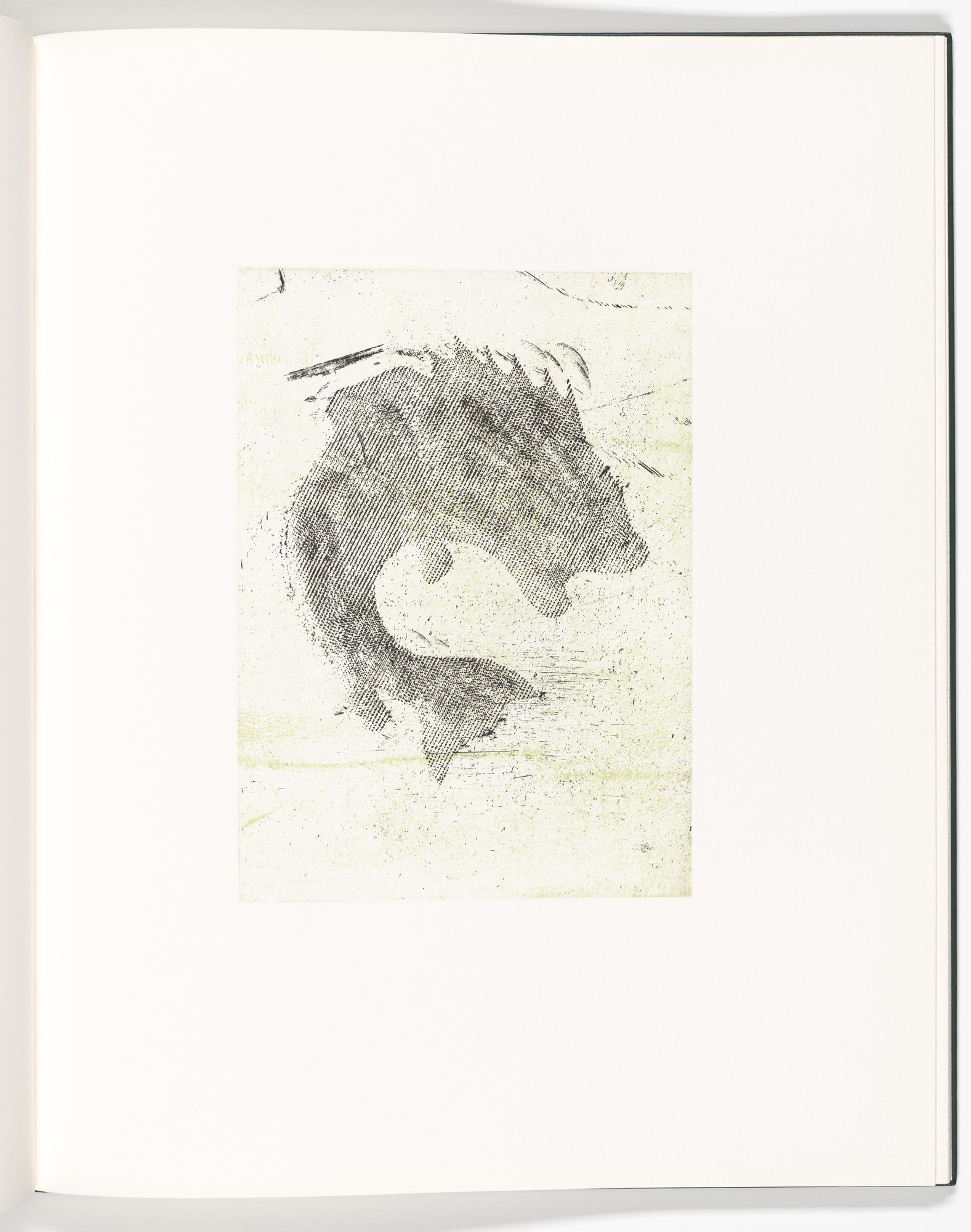 Edward Ruscha. Flipping (plate, folio 4) from Flipping Kicking Howling Rolling Sitting Standing Climbing Telling