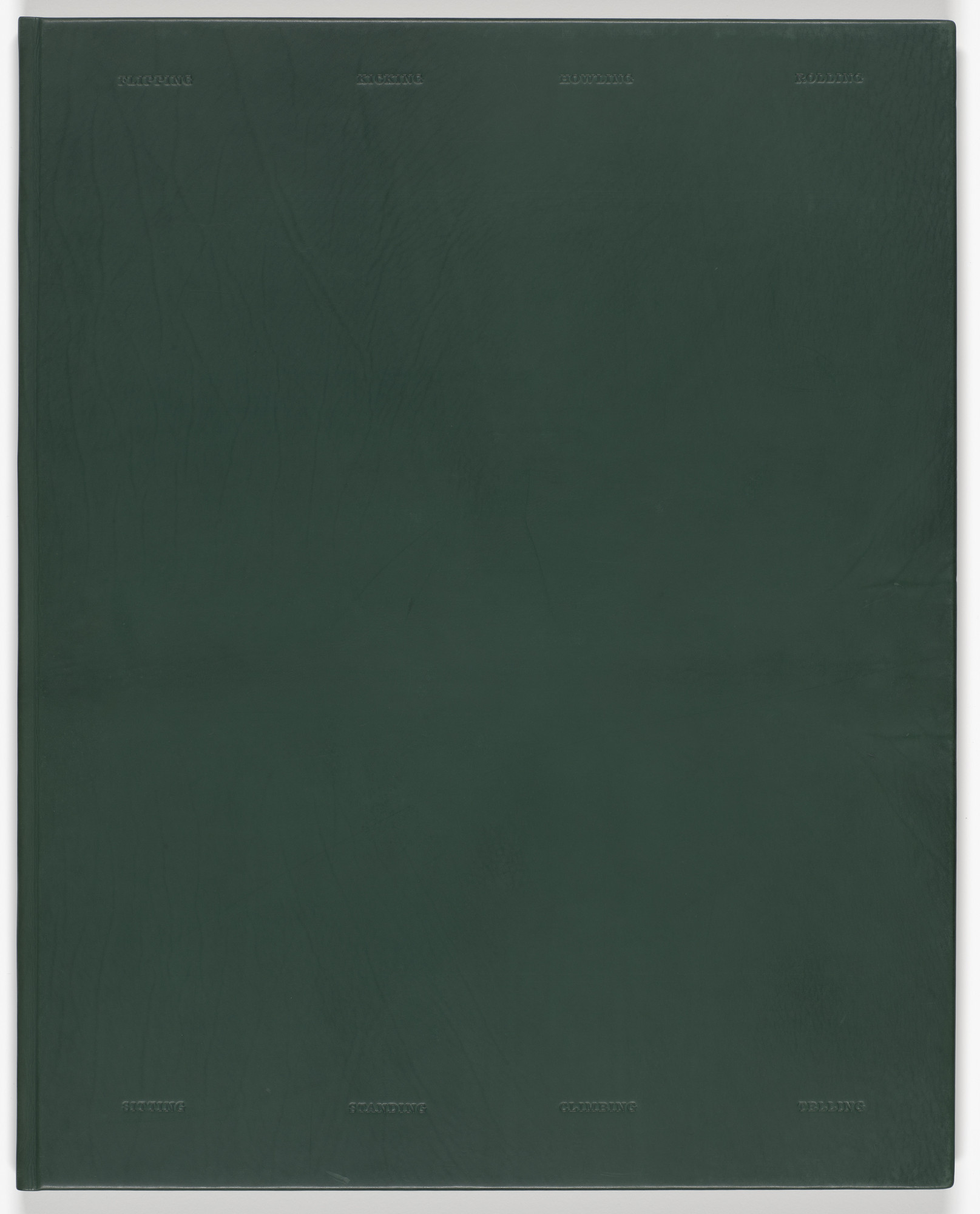 Edward Ruscha. Flipping Kicking Howling Rolling Sitting Standing Climbing Telling