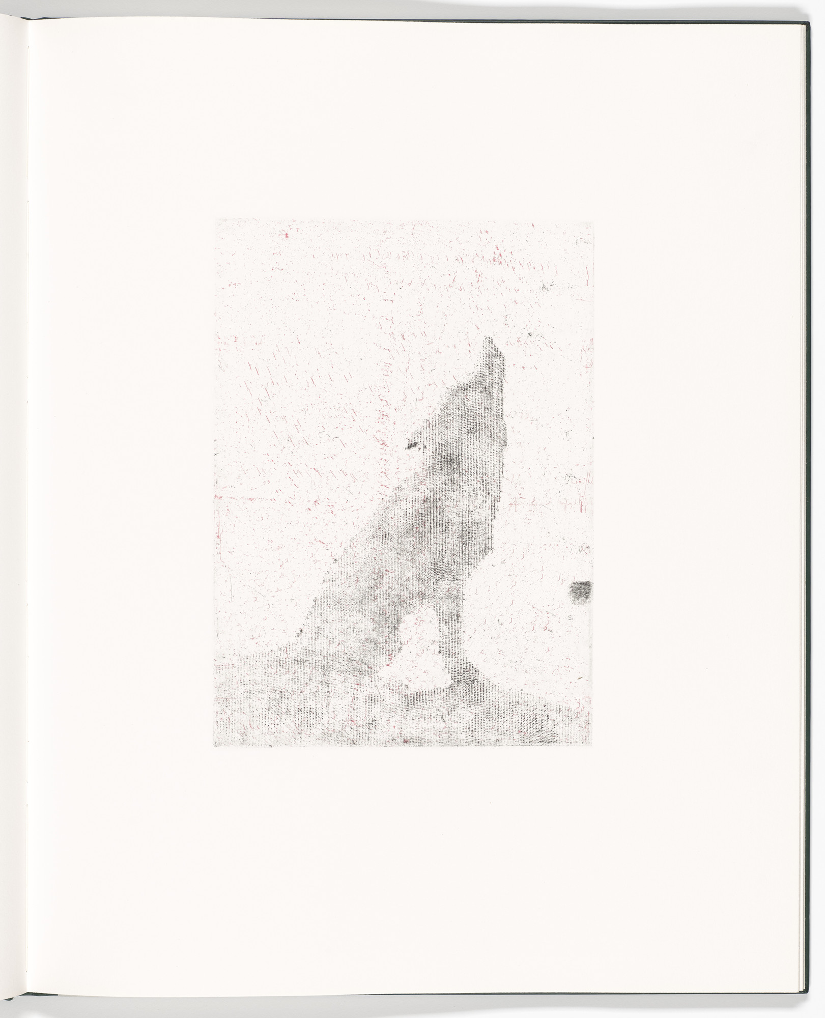 Edward Ruscha. Howling (plate, folio 6) from Flipping Kicking Howling Rolling Sitting Standing Climbing Telling