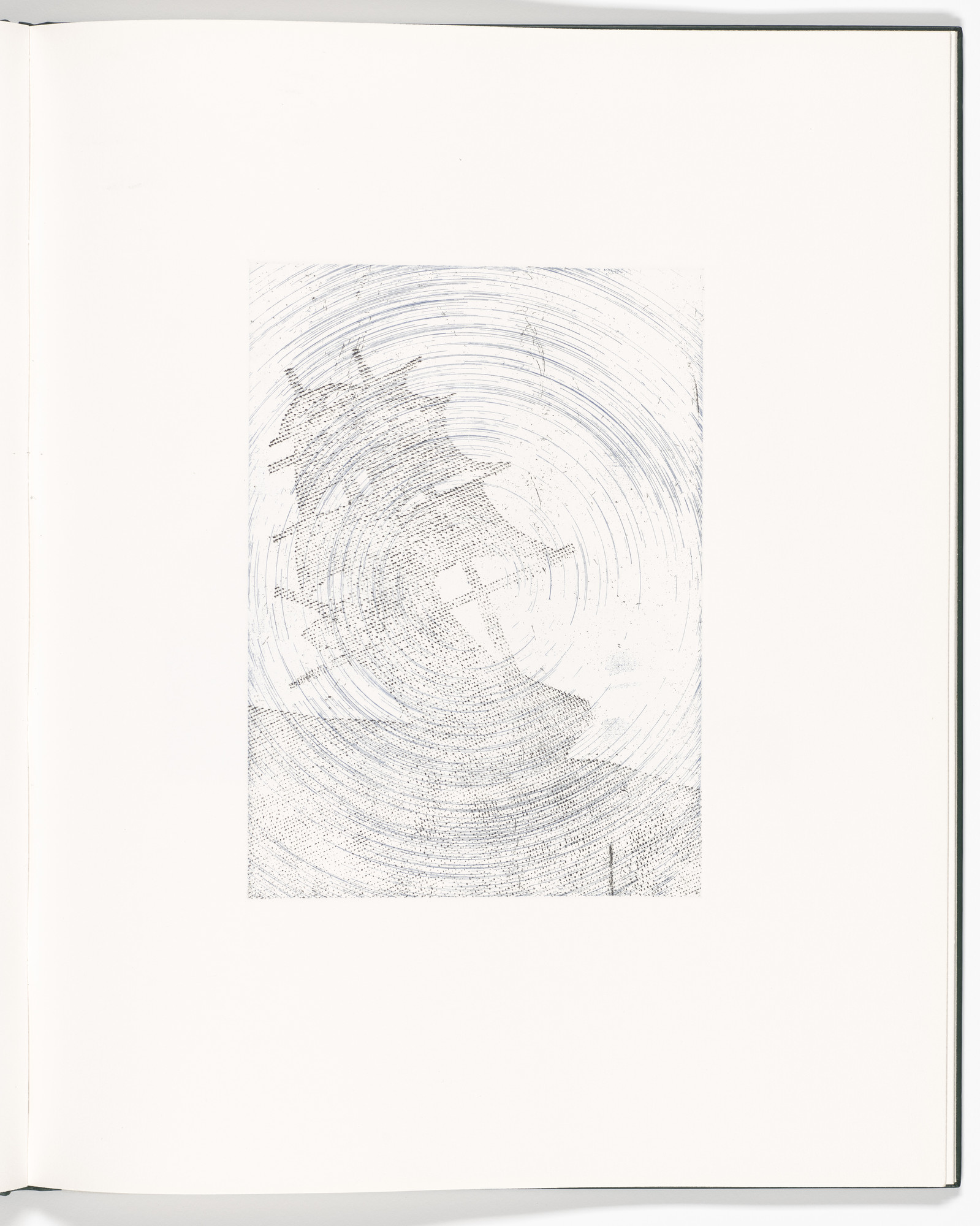 Edward Ruscha. Rolling (plate, folio 7) from Flipping Kicking Howling Rolling Sitting Standing Climbing Telling