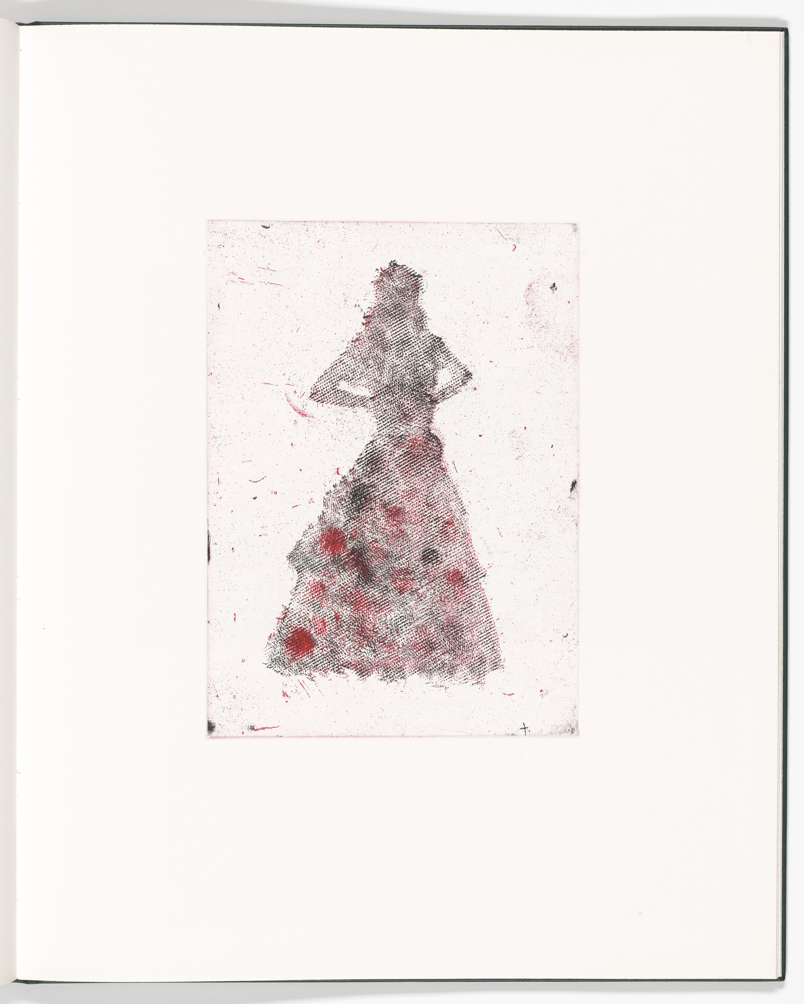 Edward Ruscha. Standing (plate, folio 9) from Flipping Kicking Howling Rolling Sitting Standing Climbing Telling