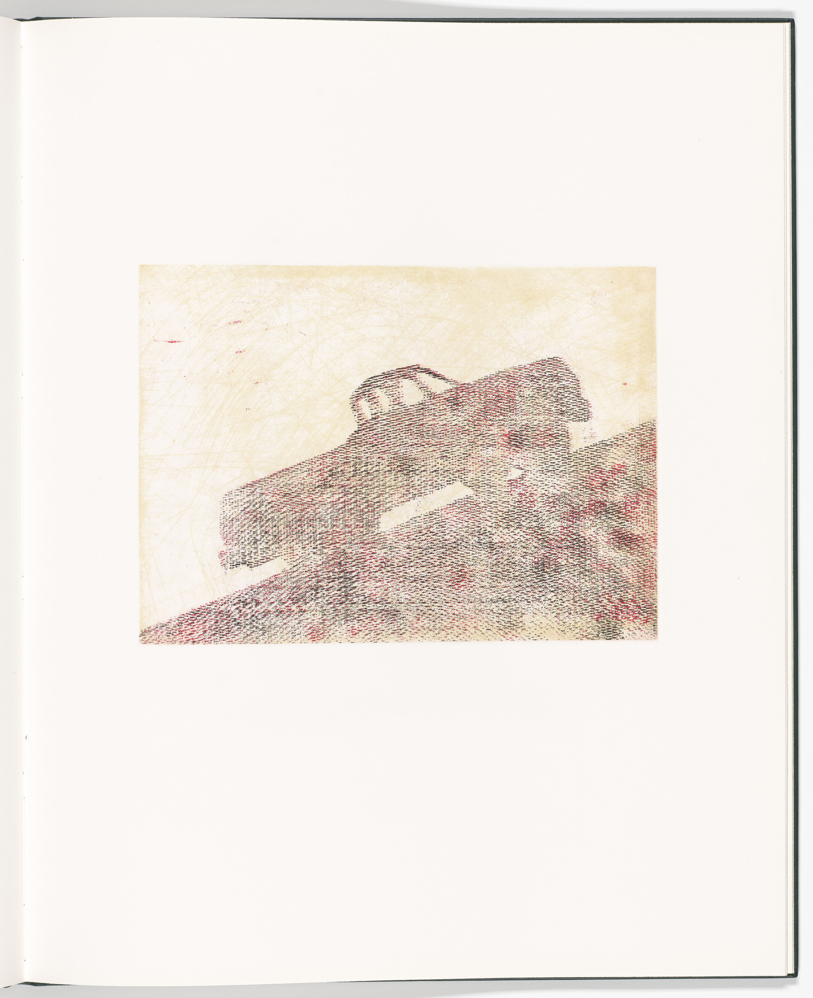 Edward Ruscha. Climbing (plate, folio 10) from Flipping Kicking Howling Rolling Sitting Standing Climbing Telling