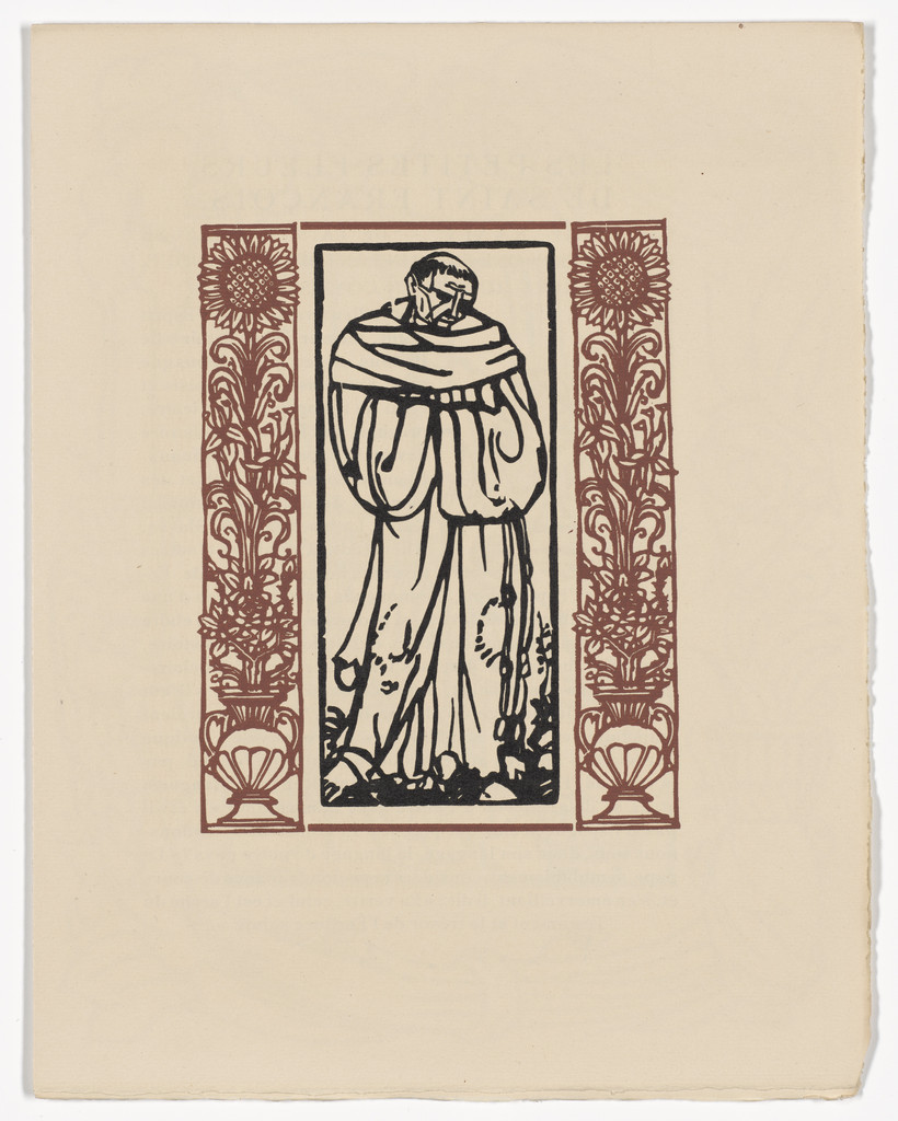 Plate (page 217) from Les Petites Fleurs de St. François (The Little Flowers of St. Francis)