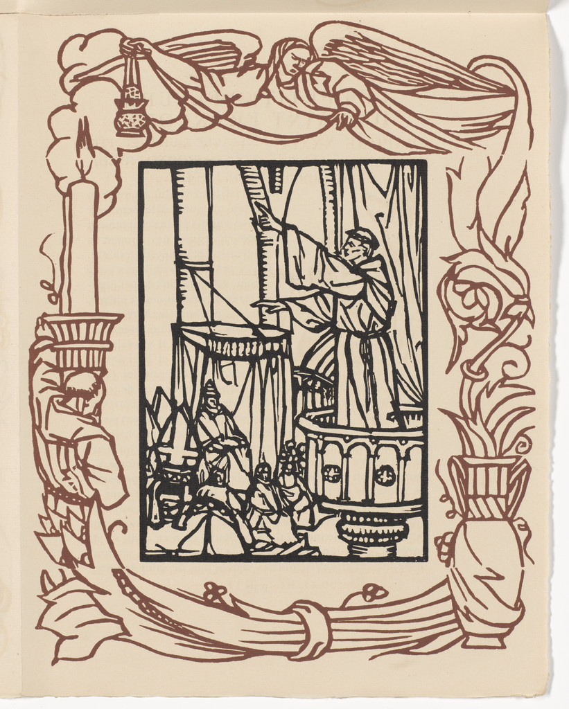 Plate (page 223) from Les Petites Fleurs de St. François (The Little Flowers of St. Francis)