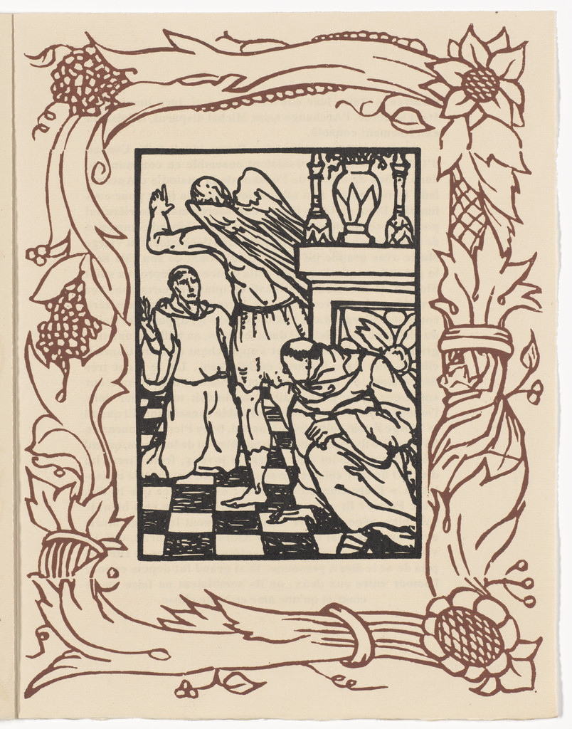 Plate (page 231) from Les Petites Fleurs de St. François (The Little Flowers of St. Francis)