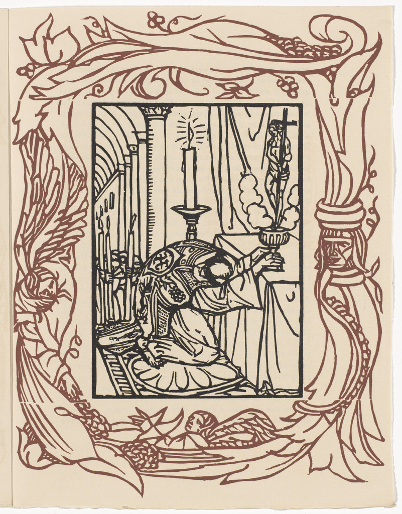 Plate (page 295) from Les Petites Fleurs de St. François (The Little Flowers of St. Francis)
