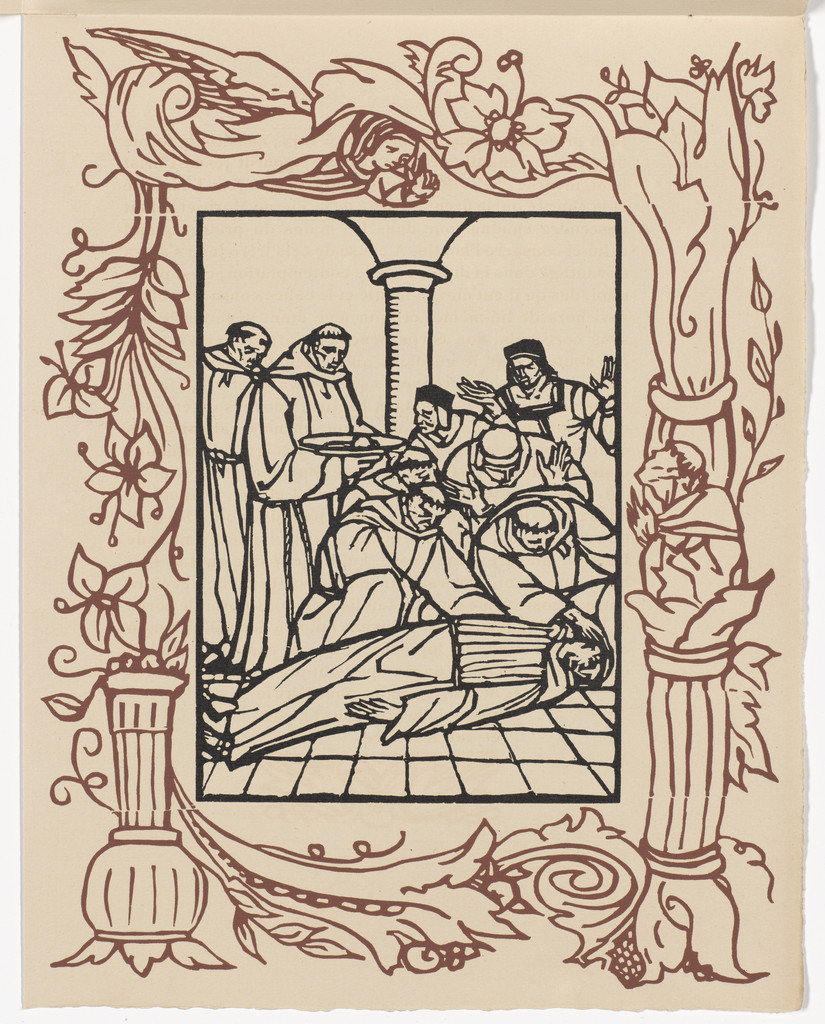 Plate (page 299) from Les Petites Fleurs de St. François (The Little Flowers of St. Francis)