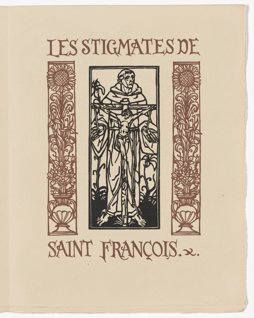 Chapter title (page 301) from Les Petites Fleurs de St. François (The Little Flowers of St. Francis)