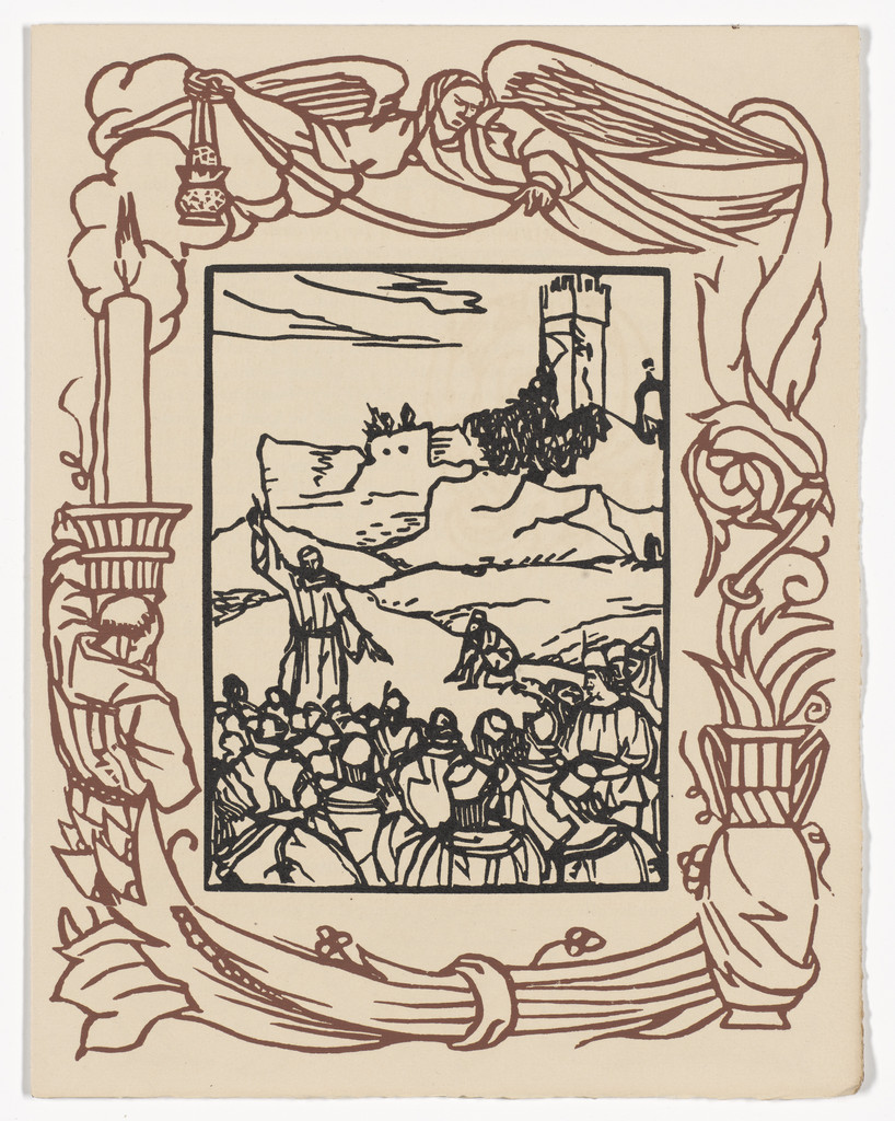 Plate (page 305) from Les Petites Fleurs de St. François (The Little Flowers of St. Francis)