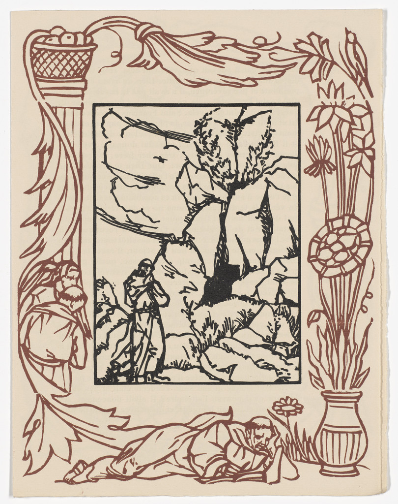 Plate (page 323) from Les Petites Fleurs de St. François (The Little Flowers of St. Francis)