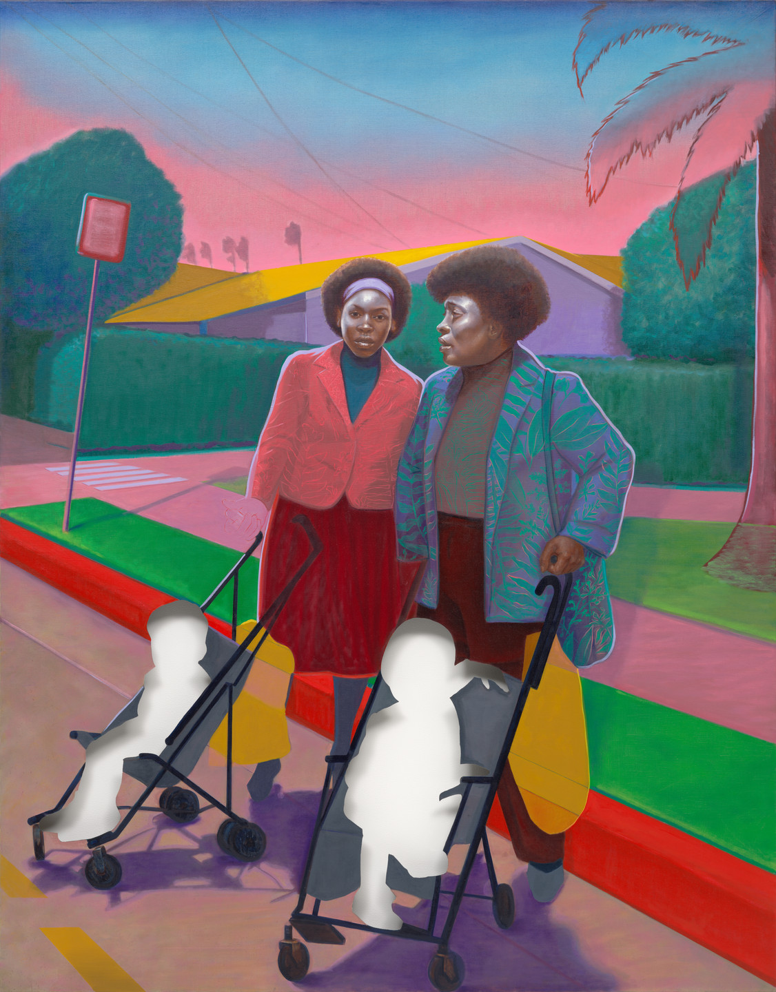 Titus Kaphar. From a Tropical Space. 2019
