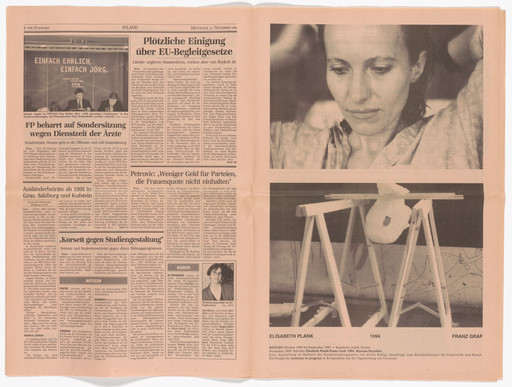 Franz Graf. 1994 from the Museum in Progress project Return