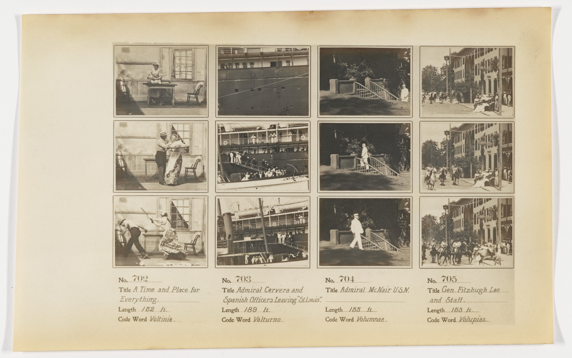 American Mutoscope and Biograph Company. 702. A Time and Place for Everything