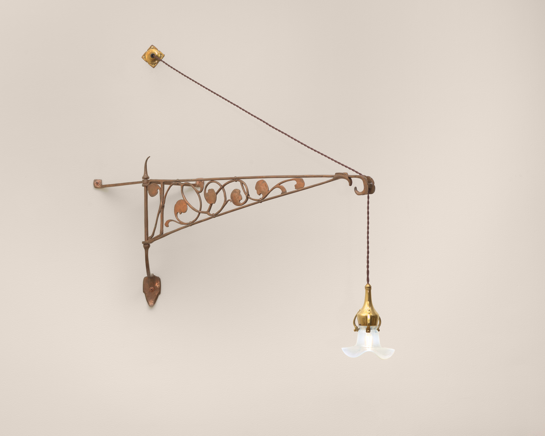 Richard Riemerschmid. Electric wall lamp. c. 1908