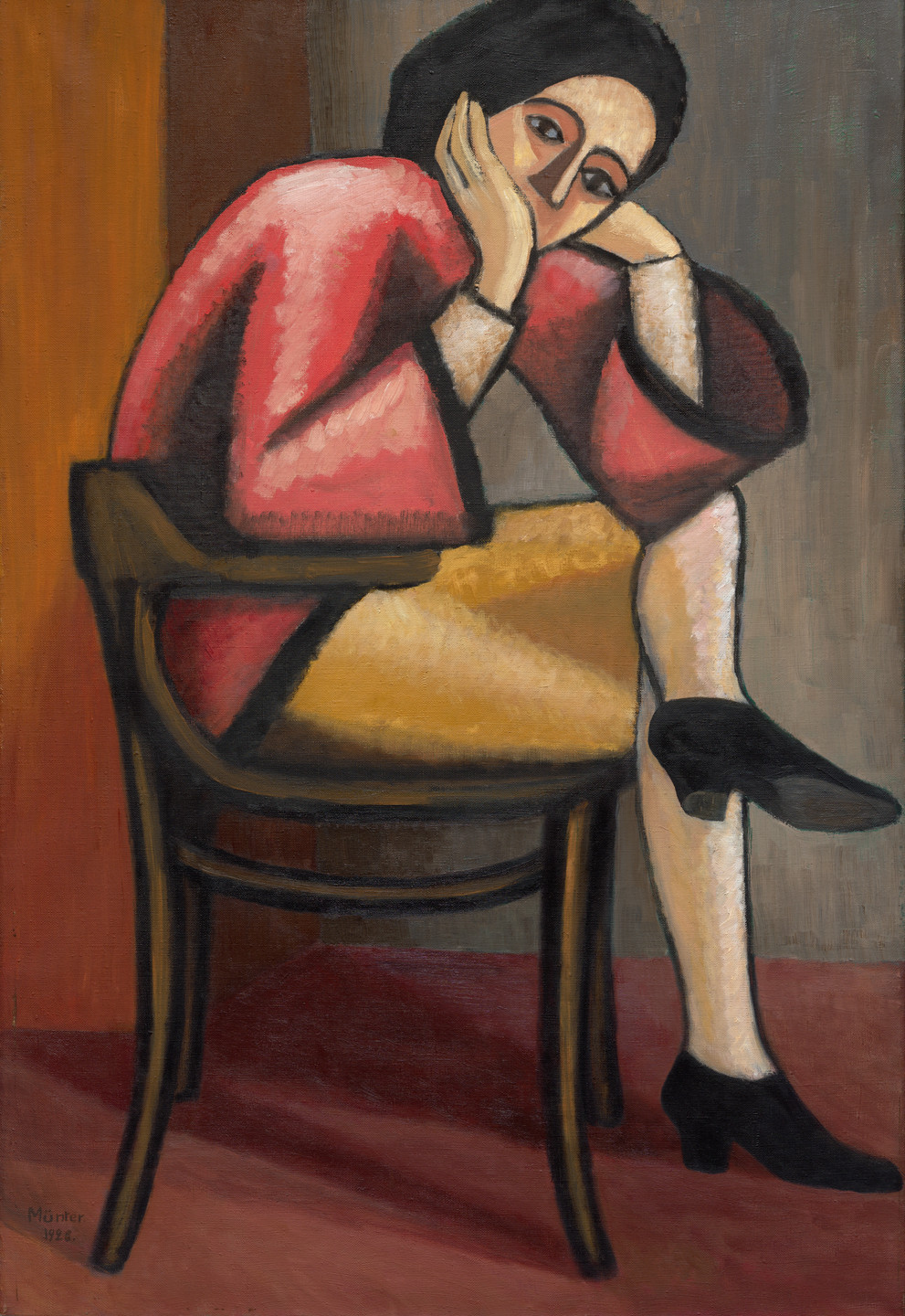 Gabriele Münter. Woman in Thought II. 1928
