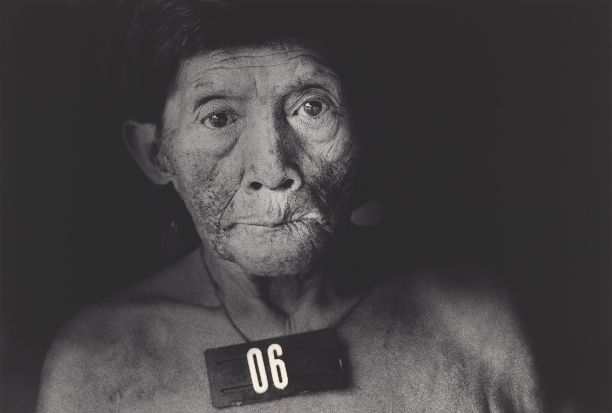 Claudia Andujar. Horizontal 1 (Village of Araçá) from the series Marcados