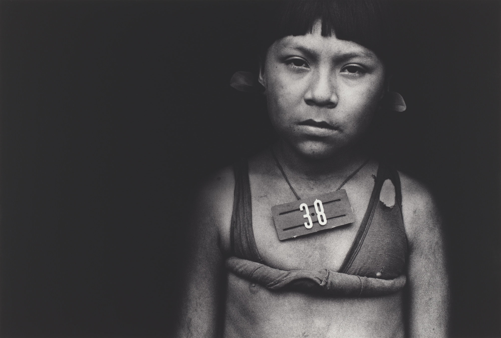 Claudia Andujar. Horizontal 1 (Village of Araçá) from the series Marcados
